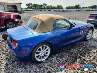 Trzecie zdjęcie samochodu z tyłu: 2007 BMW Z4 3.0 VIN:4USBU33517LW70746 - miniatura