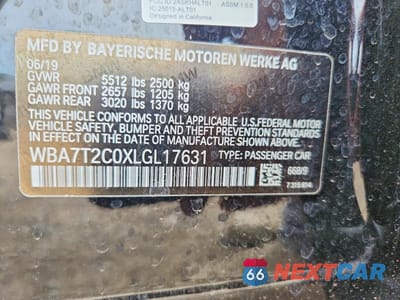 Zdjęcie 12 z 12 samochodu: 2020 BMW 740 I VIN:WBA7T2C0XLGL17631 - miniatura