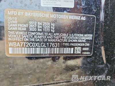 Zdjęcie 12 z 12 samochodu: 2020 BMW 740 I VIN:WBA7T2C0XLGL17631 - miniatura
