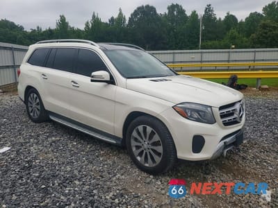 Czwarte zdjęcie samochodu z boku: 2017 MERCEDES-BENZ GLS 450 4MATIC VIN:4JGDF6EE6HA790607 - miniatura