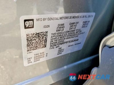 Zdjęcie 14 z 14 samochodu: 2026 CHEVROLET EQUINOX LT VIN:3GN7DNRP9TS162648 - miniatura