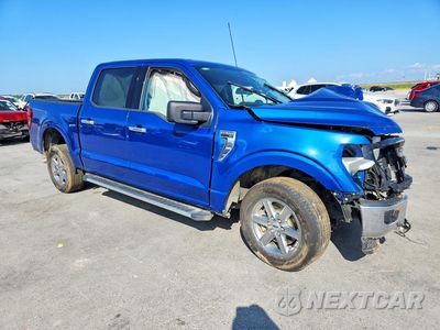 Czwarte zdjęcie samochodu z boku: 2025 FORD F150 XLT VIN:1FTEW3K57SKE33773 - miniatura