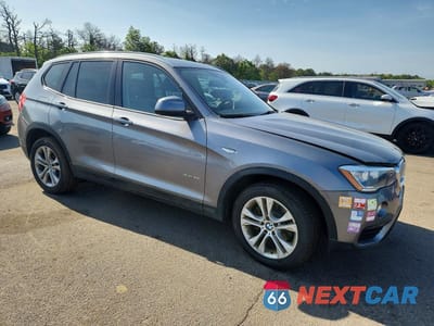 Czwarte zdjęcie samochodu z boku: 2017 BMW X3 XDRIVE35I VIN:5UXWX7C37H0W39684 - miniatura