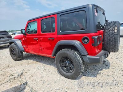 Drugie zdjęcie samochodu z przodu: 2018 JEEP WRANGLER UNLIMITED SPORT VIN:1C4HJXDG5JW108046 - miniatura
