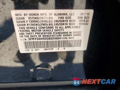 Zdjęcie 13 z 13 samochodu: 2016 ACURA MDX ADVANCE VIN:5FRYD4H92GB024604 - miniatura