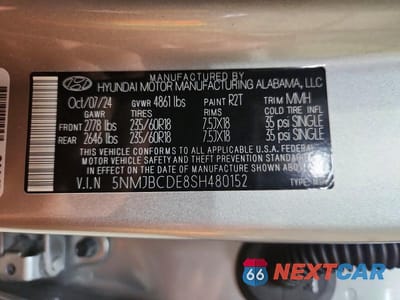 Zdjęcie 14 z 14 samochodu: 2025 HYUNDAI TUCSON SEL VIN:5NMJBCDE8SH480152 - miniatura