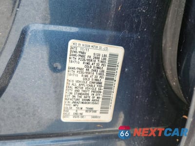Zdjęcie 13 z 13 samochodu: 2012 NISSAN MURANO S VIN:JN8AZ1MU9CW105641 - miniatura