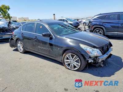 Czwarte zdjęcie samochodu z boku: 2015 INFINITI Q40 BASE VIN:JN1CV6AR9FM523262 - miniatura