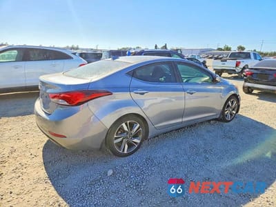 Trzecie zdjęcie samochodu z tyłu: 2014 HYUNDAI ELANTRA LIMITED VIN:KMHDH4AE3EU204461 - miniatura