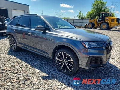 Czwarte zdjęcie samochodu z boku: 2021 AUDI SQ7 PREMIUM PLUS VIN:WA1AWBF77MD010407 - miniatura