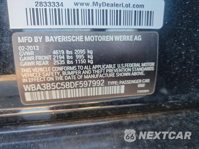 Zdjęcie 12 z 12 samochodu: 2013 BMW 328 XI SULEV VIN:WBA3B5C58DF597992 - miniatura