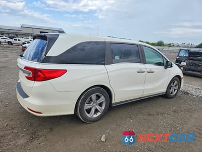 Trzecie zdjęcie samochodu z tyłu: 2018 HONDA ODYSSEY EX VIN:5FNRL6H55JB088127 - miniatura