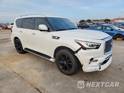 Czwarte zdjęcie samochodu z boku: 2022 INFINITI QX80 LUXE VIN:JN8AZ2AFXN9742521 - miniatura