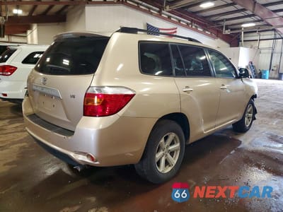 Trzecie zdjęcie samochodu z tyłu: 2008 TOYOTA HIGHLANDER BASE VIN:JTEDS41A982026778 - miniatura
