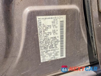 Zdjęcie 13 z 13 samochodu: 2006 NISSAN PATHFINDER S VIN:5N1AR18WX6C660252 - miniatura