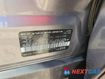 Zdjęcie 12 z 12 samochodu: 2022 MITSUBISHI OUTLANDER SEL VIN:JA4J3VA87NZ071125 - miniatura