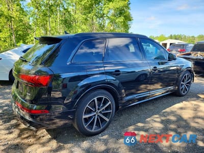 Trzecie zdjęcie samochodu z tyłu: 2023 AUDI Q7 TECHNIK VIN:WA1WXBF77PD018594 - miniatura