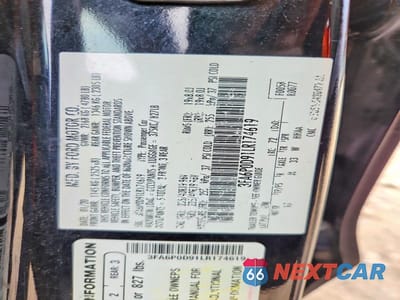 Zdjęcie 12 z 12 samochodu: 2020 FORD FUSION TITANIUM VIN:3FA6P0D91LR174619 - miniatura