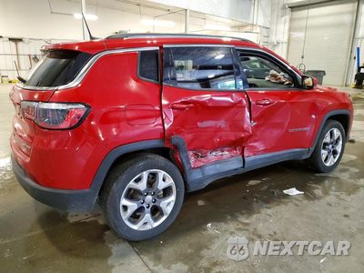 Trzecie zdjęcie samochodu z tyłu: 2021 JEEP COMPASS LIMITED VIN:3C4NJDCB5MT523658 - miniatura