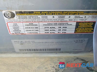 Zdjęcie 12 z 12 samochodu: 2010 AUDI A3 PREMIUM VIN:WAUBEBFM8AA106625 - miniatura