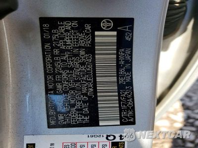 Zdjęcie 12 z 12 samochodu: 2018 TOYOTA COROLLA IM BASE VIN:JTNKARJE0JJ567403 - miniatura