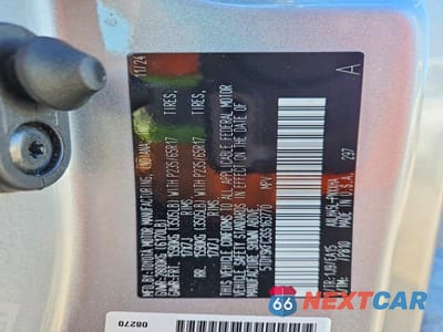 Zdjęcie 14 z 14 samochodu: 2025 TOYOTA SIENNA XLE 7-PASSENGER VIN:5TDYSKFC3SS163770 - miniatura