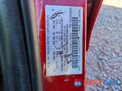 Zdjęcie 12 z 12 samochodu: 2011 MAZDA 3 I VIN:JM1BL1VG6B1478884 - miniatura