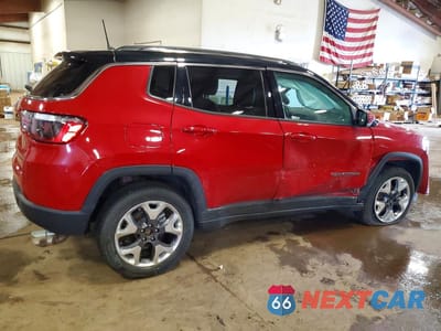 Trzecie zdjęcie samochodu z tyłu: 2020 JEEP COMPASS VIN:3C4NJDCB7LT245506 - miniatura