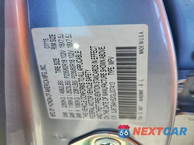 Zdjęcie 13 z 13 samochodu: 2016 ACURA RDX TECHNOLOGY VIN:5J8TB4H52GL007413 - miniatura