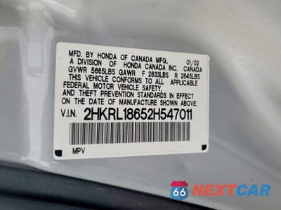 Zdjęcie 13 z 13 samochodu: 2002 HONDA ODYSSEY EX VIN:2HKRL18652H547011 - miniatura