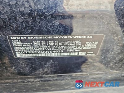 Zdjęcie 13 z 13 samochodu: 2018 BMW X3 XDRIVEM40I VIN:5UXTS3C59J0Y94628 - miniatura