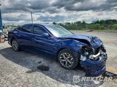 Czwarte zdjęcie samochodu z boku: 2020 HYUNDAI SONATA SEL VIN:5NPEF4JA1LH001510 - miniatura