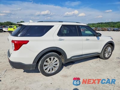 Trzecie zdjęcie samochodu z tyłu: 2021 FORD EXPLORER LIMITED VIN:1FMSK8FH1MGC26524 - miniatura