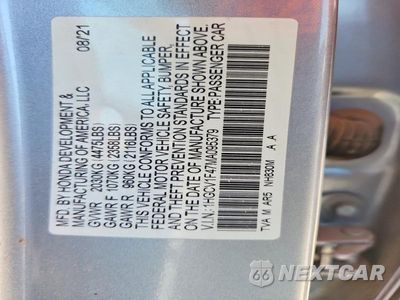 Zdjęcie 12 z 12 samochodu: 2021 HONDA ACCORD SPORT SE VIN:1HGCV1F47MA095379 - miniatura