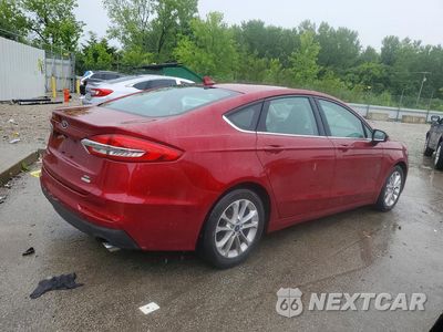 Trzecie zdjęcie samochodu z tyłu: 2019 FORD FUSION SE VIN:3FA6P0HD9KR130364 - miniatura