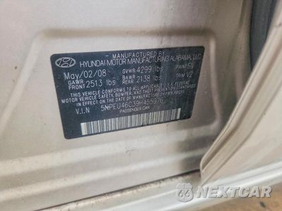 Zdjęcie 12 z 12 samochodu: 2009 HYUNDAI SONATA LIMITED VIN:5NPEU46C39H455976 - miniatura