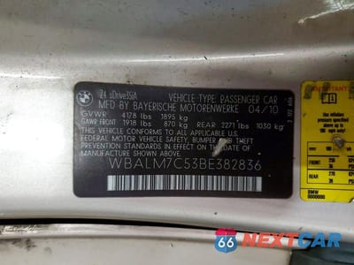 Zdjęcie 12 z 12 samochodu: 2011 BMW Z4 SDRIVE35I VIN:WBALM7C53BE382836 - miniatura