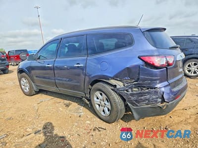 Drugie zdjęcie samochodu z przodu: 2013 CHEVROLET TRAVERSE LS VIN:1GNKRFED1DJ109846 - miniatura