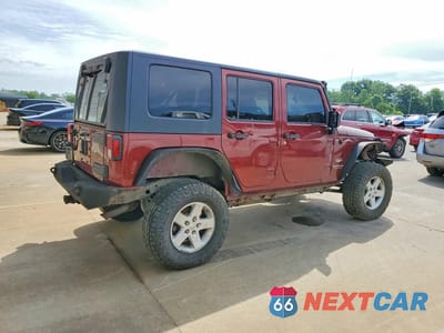 Trzecie zdjęcie samochodu z tyłu: 2008 JEEP WRANGLER UNLIMITED SAHARA VIN:1J4GA59138L644603 - miniatura