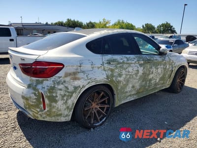 Trzecie zdjęcie samochodu z tyłu: 2016 BMW X6 M VIN:5YMKW8C56G0R43752 - miniatura