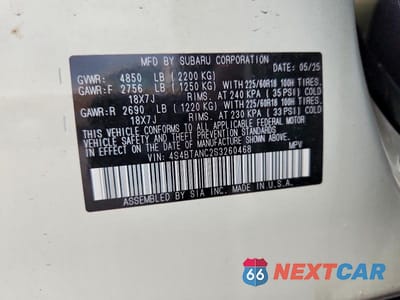 Zdjęcie 14 z 14 samochodu: 2025 SUBARU OUTBACK LIMITED VIN:4S4BTANC2S3260468 - miniatura