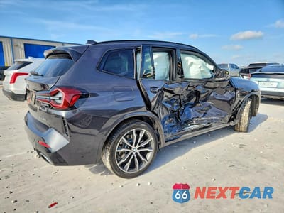 Trzecie zdjęcie samochodu z tyłu: 2022 BMW X3 XDRIVE30I VIN:5UX53DP01N9J64501 - miniatura