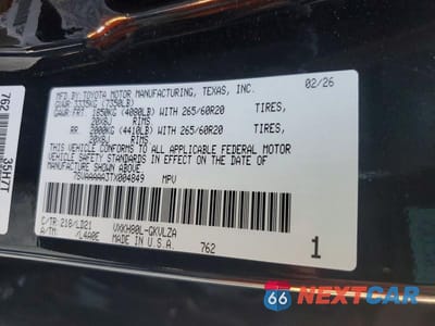Zdjęcie 13 z 13 samochodu: 2026 TOYOTA SEQUOIA LIMITED VIN:7SVAAAAA3TX004849 - miniatura