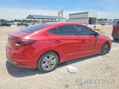 Trzecie zdjęcie samochodu z tyłu: 2020 HYUNDAI ELANTRA SEL VIN:5NPD84LF3LH536630 - miniatura