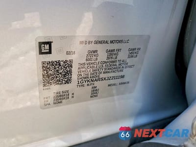 Zdjęcie 13 z 13 samochodu: 2018 CADILLAC XT5 VIN:1GYKNARSXJZ211198 - miniatura