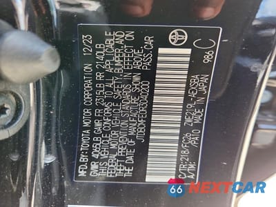 Zdjęcie 12 z 12 samochodu: 2024 TOYOTA COROLLA HYBRID SE VIN:JTDBCMFE0R3040200 - miniatura
