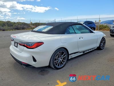 Trzecie zdjęcie samochodu z tyłu: 2022 BMW 430I VIN:WBA23AT05NCK77599 - miniatura