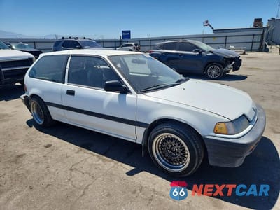 Czwarte zdjęcie samochodu z boku: 1989 HONDA CIVIC DX VIN:JHMED6453KS001989 - miniatura