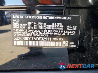 Zdjęcie 14 z 14 samochodu: 2021 BMW X5 XDRIVE40I VIN:5UXCR6C07M9E32511 - miniatura
