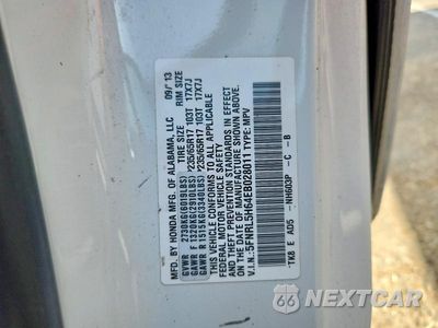 Zdjęcie 13 z 13 samochodu: 2014 HONDA ODYSSEY EXL VIN:5FNRL5H64EB028011 - miniatura
